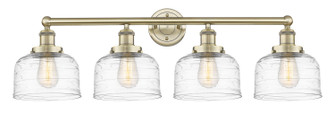 Edison Four Light Bath Vanity in Antique Brass (405|616-4W-AB-G713)