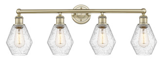 Edison Four Light Bath Vanity in Antique Brass (405|616-4W-AB-G654-6)