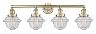 Edison Four Light Bath Vanity in Antique Brass (405|616-4W-AB-G534)