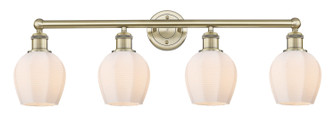Edison Four Light Bath Vanity in Antique Brass (405|616-4W-AB-G461-6)