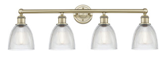 Edison Four Light Bath Vanity in Antique Brass (405|616-4W-AB-G382)