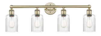 Edison Four Light Bath Vanity in Antique Brass (405|616-4W-AB-G342)