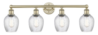 Edison Four Light Bath Vanity in Antique Brass (405|616-4W-AB-G292)