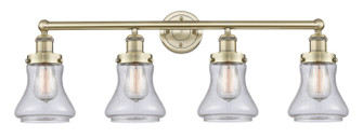 Edison Four Light Bath Vanity in Antique Brass (405|616-4W-AB-G194)