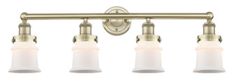 Edison Four Light Bath Vanity in Antique Brass (405|616-4W-AB-G181S)