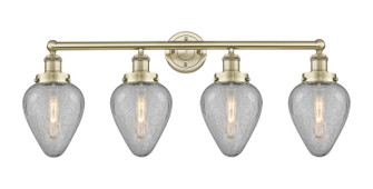 Edison Four Light Bath Vanity in Antique Brass (405|616-4W-AB-G165)