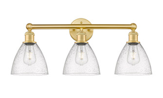 Edison Three Light Bath Vanity in Satin Gold (405|616-3W-SG-GBD-754)