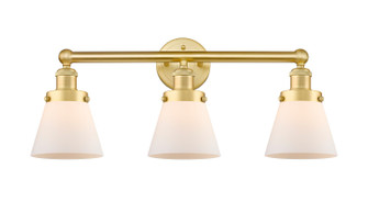 Edison Three Light Bath Vanity in Satin Gold (405|616-3W-SG-G61)