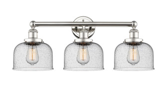 Edison Three Light Bath Vanity in Polished Nickel (405|616-3W-PN-G74)
