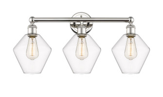 Edison Three Light Bath Vanity in Polished Nickel (405|616-3W-PN-G652-8)