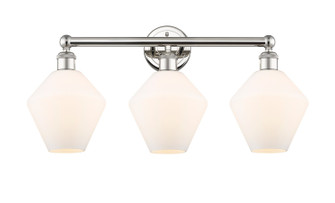 Edison Three Light Bath Vanity in Polished Nickel (405|616-3W-PN-G651-8)