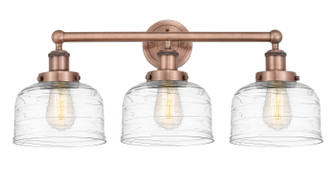 Edison Three Light Bath Vanity in Antique Copper (405|616-3W-AC-G713)
