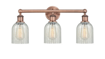 Edison Three Light Bath Vanity in Antique Copper (405|616-3W-AC-G2511)