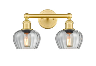 Edison Two Light Bath Vanity in Satin Gold (405|616-2W-SG-G92)