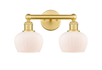 Edison Two Light Bath Vanity in Satin Gold (405|616-2W-SG-G91)
