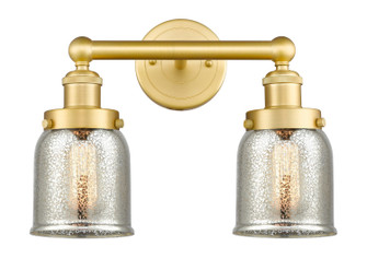 Edison Two Light Bath Vanity in Satin Gold (405|616-2W-SG-G58)