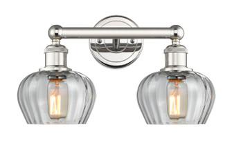 Edison Two Light Bath Vanity in Polished Nickel (405|616-2W-PN-G92)
