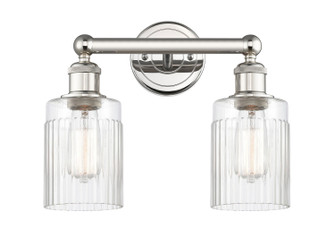 Edison Two Light Bath Vanity in Polished Nickel (405|616-2W-PN-G342)
