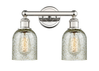 Edison Two Light Bath Vanity in Polished Nickel (405|616-2W-PN-G259)