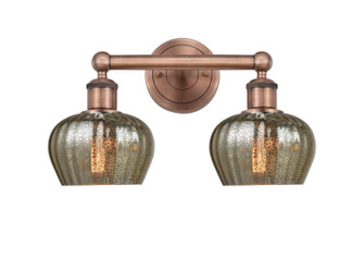 Edison Two Light Bath Vanity in Antique Copper (405|616-2W-AC-G96)