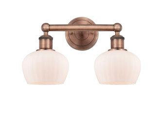 Edison Two Light Bath Vanity in Antique Copper (405|616-2W-AC-G91)