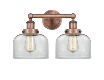 Edison Two Light Bath Vanity in Antique Copper (405|616-2W-AC-G72)