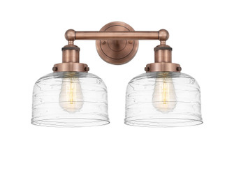 Edison Two Light Bath Vanity in Antique Copper (405|616-2W-AC-G713)