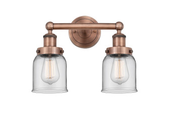 Edison Two Light Bath Vanity in Antique Copper (405|616-2W-AC-G52)