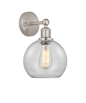 Downtown Urban One Light Wall Sconce in Satin Nickel (405|616-1W-SN-G122-8)