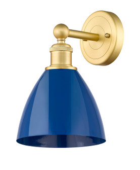 Edison One Light Wall Sconce in Satin Gold (405|616-1W-SG-MBD-75-BL)