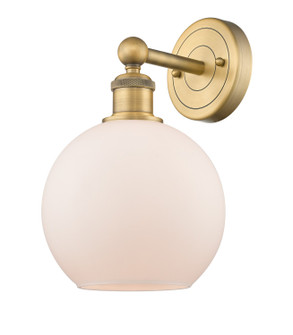 Downtown Urban One Light Wall Sconce in Brushed Brass (405|616-1W-BB-G121-8)
