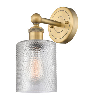 Edison One Light Wall Sconce in Brushed Brass (405|616-1W-BB-G112)
