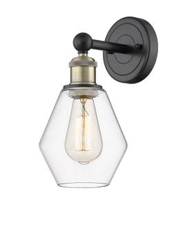 Edison One Light Wall Sconce in Black Antique Brass (405|616-1W-BAB-G652-6)