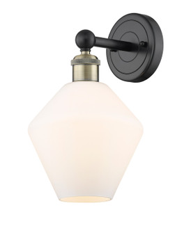 Downtown Urban One Light Wall Sconce in Black Antique Brass (405|616-1W-BAB-G651-8)