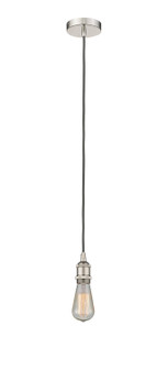 Downtown Urban One Light Pendant in Polished Nickel (405|616-1P-PN)