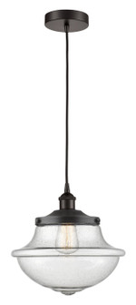 Downtown Urban One Light Pendant in Oil Rubbed Bronze (405|616-1PH-OB-G544)