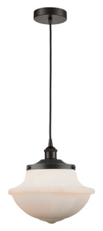 Downtown Urban One Light Pendant in Oil Rubbed Bronze (405|616-1PH-OB-G541)