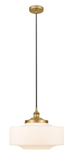 Downtown Urban One Light Pendant in Brushed Brass (405|616-1PH-BB-G691-16)