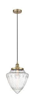 Downtown Urban One Light Pendant in Antique Brass (405|616-1PH-AB-G664-12)