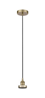 Edison One Light Pendant in Antique Brass (405|616-1PH-AB)