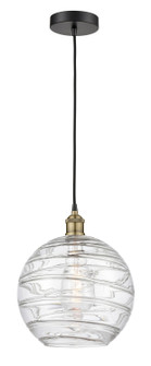 Edison One Light Mini Pendant in Black Antique Brass (405|616-1P-BAB-G1213-12)