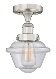 Edison One Light Semi-Flush Mount in Satin Gold (405|616-1F-SG-G531)
