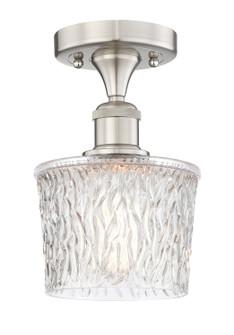 Edison One Light Semi-Flush Mount in Polished Nickel (405|616-1F-PN-G402)