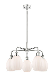 Ballston Five Light Chandelier in Polished Chrome (405|516-5CR-PC-G81)