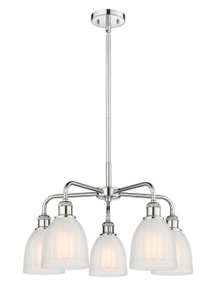 Ballston Five Light Chandelier in Polished Chrome (405|516-5CR-PC-G441)