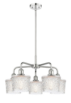 Ballston Five Light Chandelier in Polished Chrome (405|516-5CR-PC-G402)