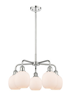 Downtown Urban Five Light Chandelier in Polished Chrome (405|516-5CR-PC-G101)