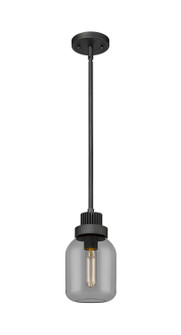 Downtown Urban LED Pendant in Weathered Zinc (405|472-1S-WZ-G472-6SM)