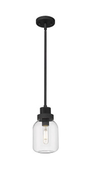 Downtown Urban LED Pendant in Textured Black (405|472-1S-TBK-G472-6CL)