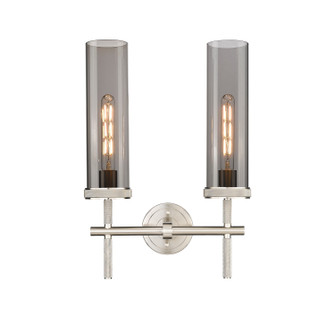 Downtown Urban Two Light Bath Vanity in Satin Nickel (405|471-2W-SN-G471-12SM)